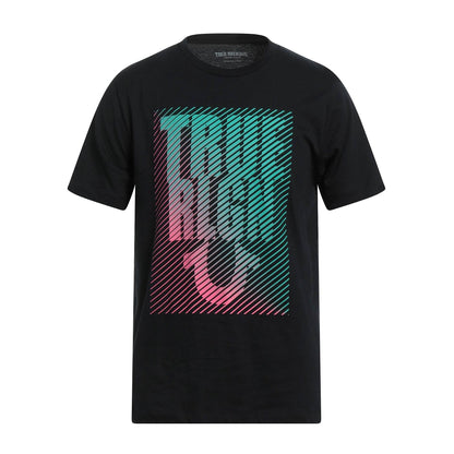 True Religion True Logo T-Shirt - Black - Escape Menswear