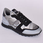 Valentino Camo Rockrunner Trainers - F09 Grey/Alum - Escape Menswear