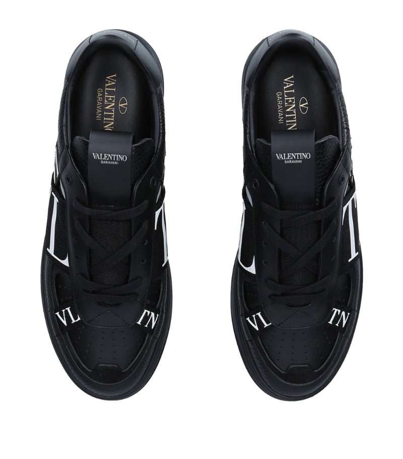 Valentino Garavani VL7N leather Trainers - 0NO Black - Escape Menswear