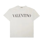 Valentino Logo Print T-Shirt - A01 White - Escape Menswear