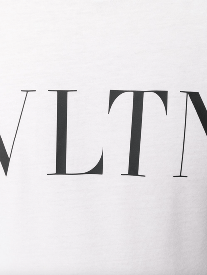 Valentino VLTN Logo T-Shirt - White - Escape Menswear