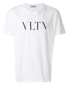 Valentino VLTN Logo T-Shirt - White - Escape Menswear