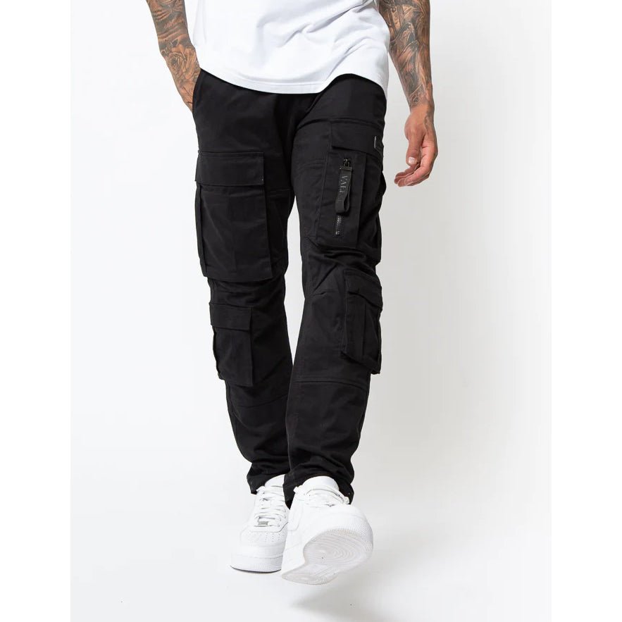 Valere Carrico Cargo Trouser - Black - Escape Menswear