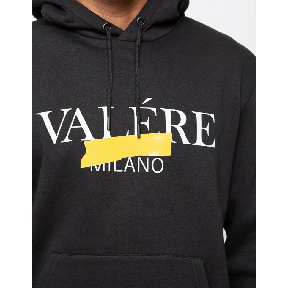 Valere Nastro Hoodie - Black - Escape Menswear