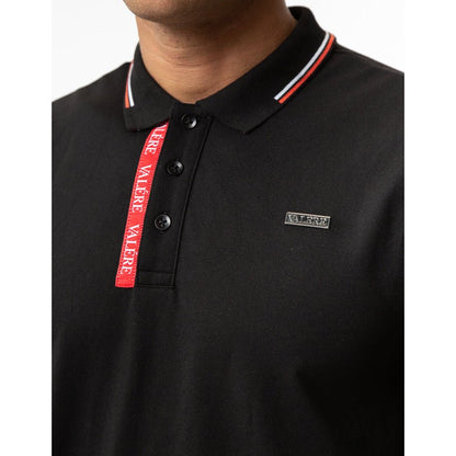 Valere Tredici Polo Shirt - Black - Escape Menswear