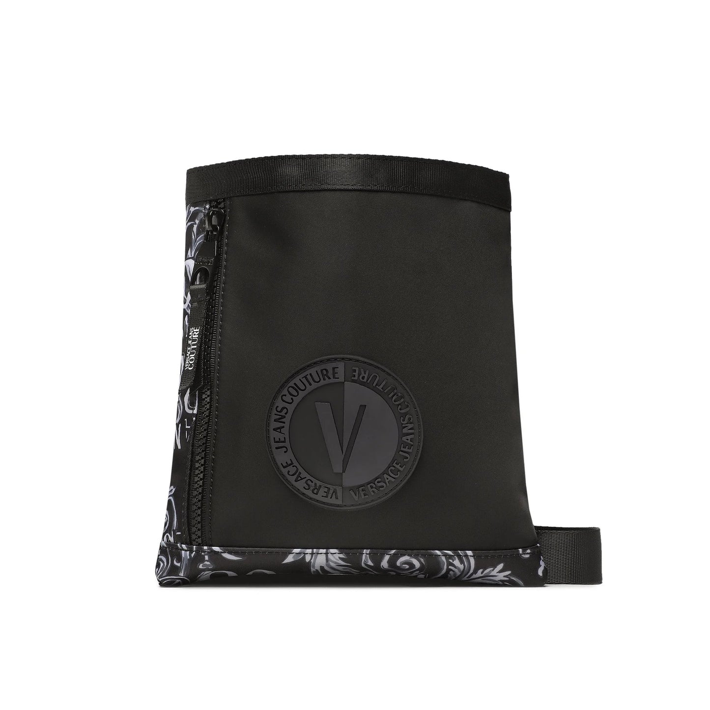 Versace JC Range Logo Sketch Bag - PV3 Black/Grey - Escape Menswear
