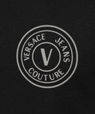 Versace Jeans Couture 73GAHT27 V-Emblem Thick Foil T-Shirt - C89 Black - Escape Menswear