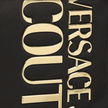 Versace Jeans Couture Iconic Logo Bag - G89 Black/Gold - Escape Menswear