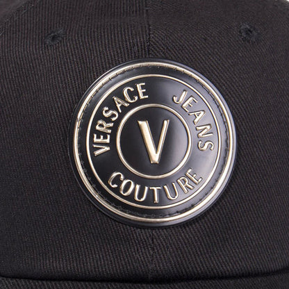 Versace Jeans Couture V-Emblem Cap - Black - Escape Menswear