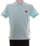 Vito Oliva VOO Tip Polo Shirt - Aqua - Escape Menswear
