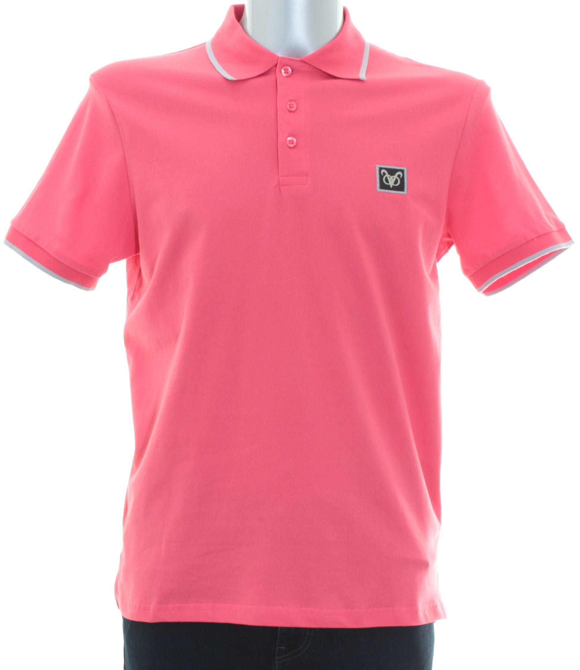 Vito Oliva VOO Tip Polo Shirt - Hot Pink - Escape Menswear