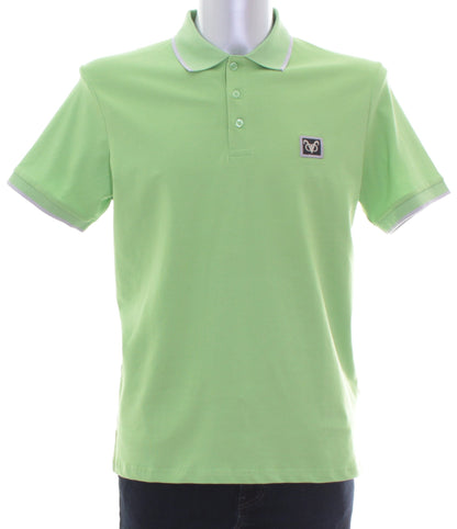 Vito Oliva VOO Tip Polo Shirt - Neon Green - Escape Menswear