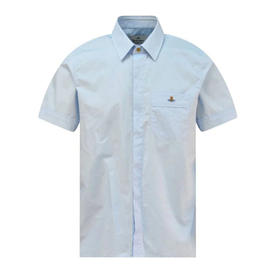 Vivienne West Short Sleeve Shirts - 531 Aqua - Escape Menswear